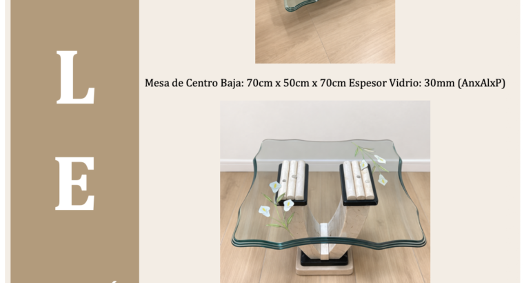 Mesa de Centro Base Marmol